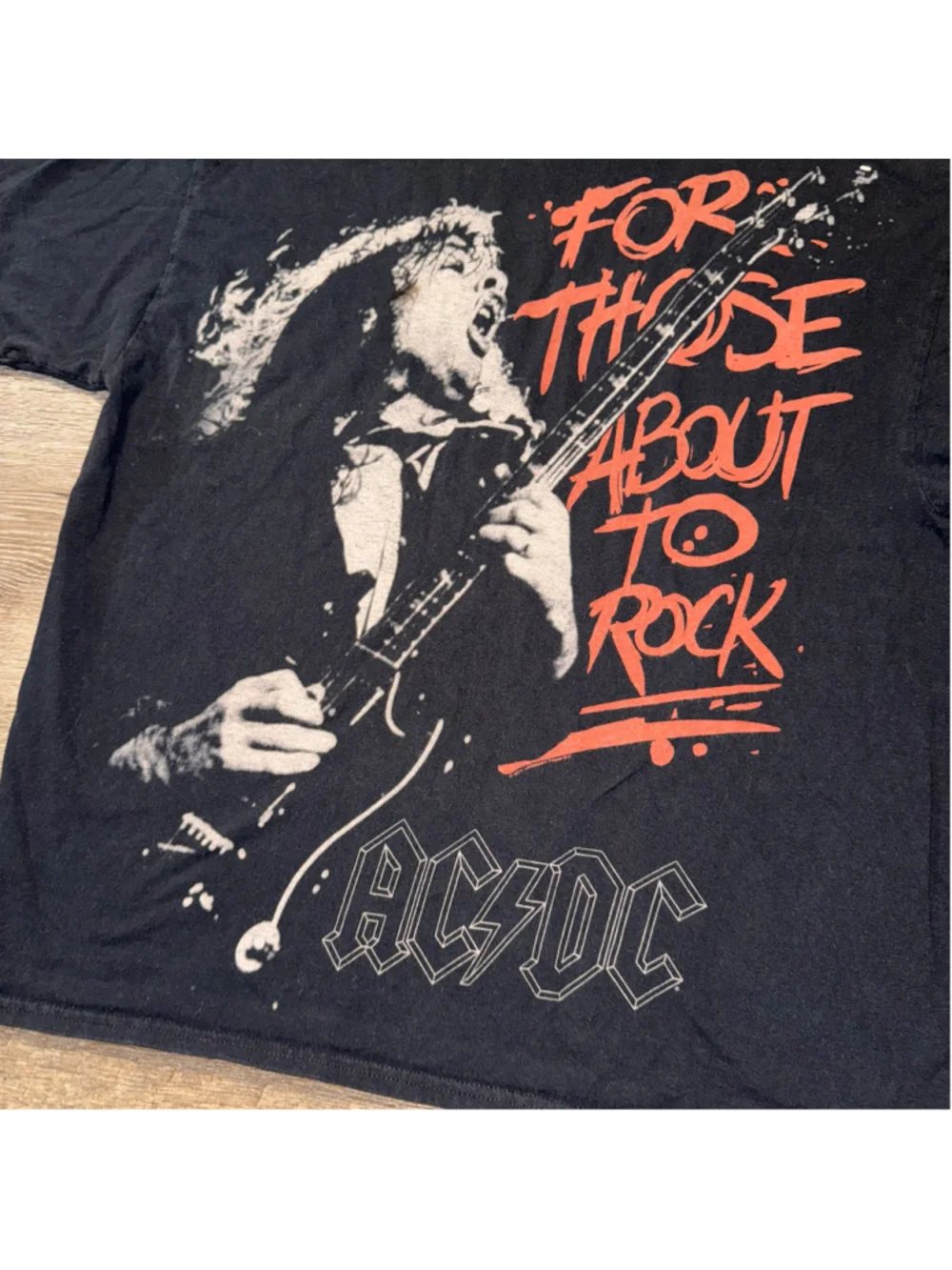 Liquid Blue AC/DC For Those About To Rock T-Shirt Size Xl